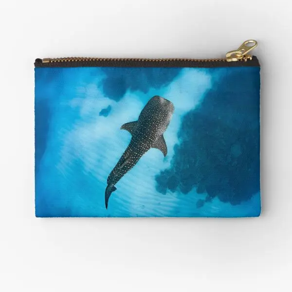 

Whale Shark Zipper Pouches Key Small Money Packaging Pure Panties Cosmetic Bag Pocket Women Men Storage Wallet Socks Underwear