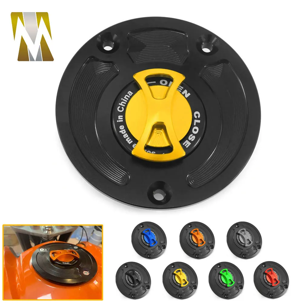

For KAWASAKI Z1000 Z800 Z750 Fuel Tank Cap ER6N ER6F ER400 ER4N ZX14R Motorcycle Universal Fuel Gas Tank Cap Cover
