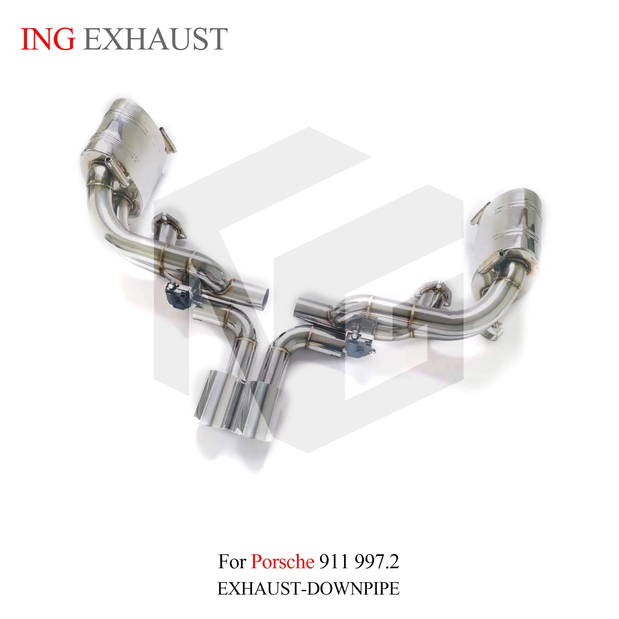 ING Valve Catback Ss304 for Porsche 911 997.2 Cattera Up GT3 3.8L Electric Switch New Style Modify Tube Race Muffler System