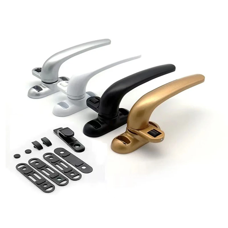 

1PCS 50-Type Aluminum Alloy Window Handle Casement Window Seven Character Handle Inner Outer Window With Lock Buckle Ball Handle