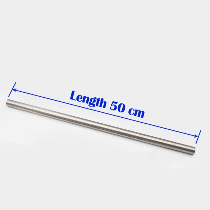 50cm TA2 Titanium Tube Seamless  Capillary Titanium Exhaust Tube Titanium Pipe OD 3- 22mm Wall Thickness 1-2mm