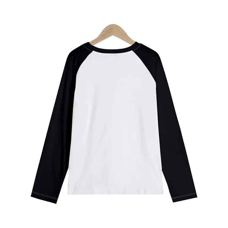 Women Graphic Tee Top Tshirt Colorful Floral Design Y2k T-shirt Women's Vibrant Hummingbird Print Long Sleeve T Shirt Clothes