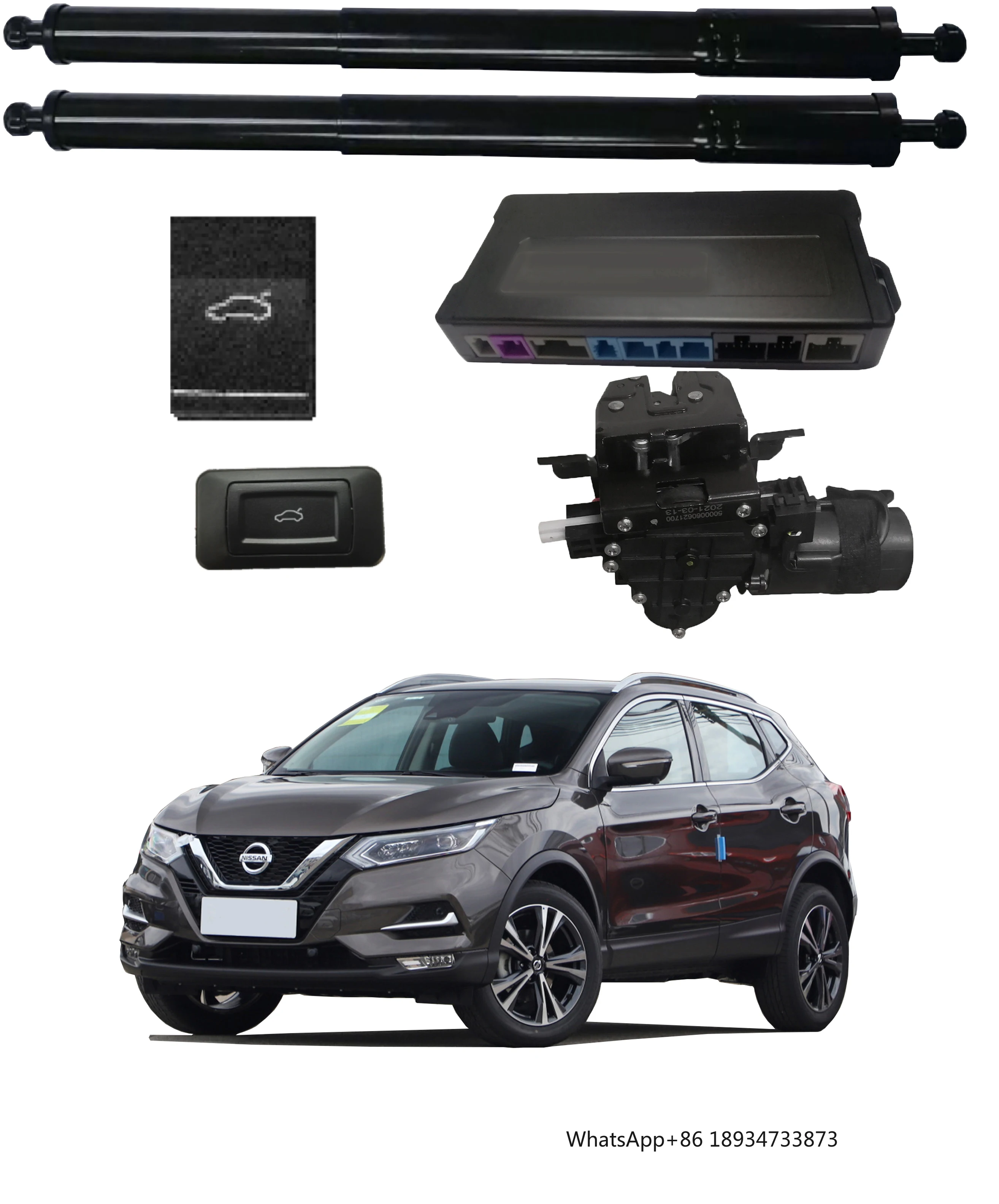 Автоматическая система задней двери багажника, автоматический подъемник задней двери для Nissan Qashqai J11 2016+, датчик ног, опционально