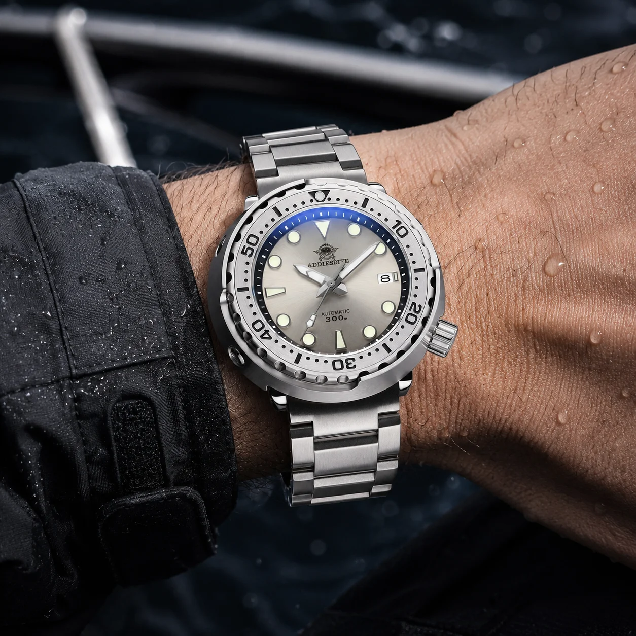 ADDIESDIVE Classic Tuna NH35 Men's Mechanical Watch Sapphire Glass Stainless Steel Luxury Automatic Man Wristwatch Reloj Hombre
