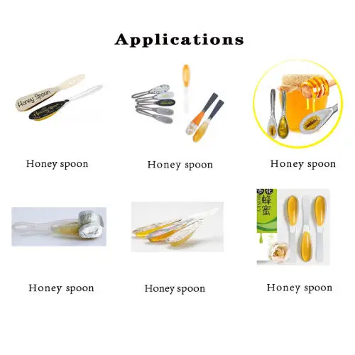 Rotary filling sealing liquid honey spoon packing machine for honey