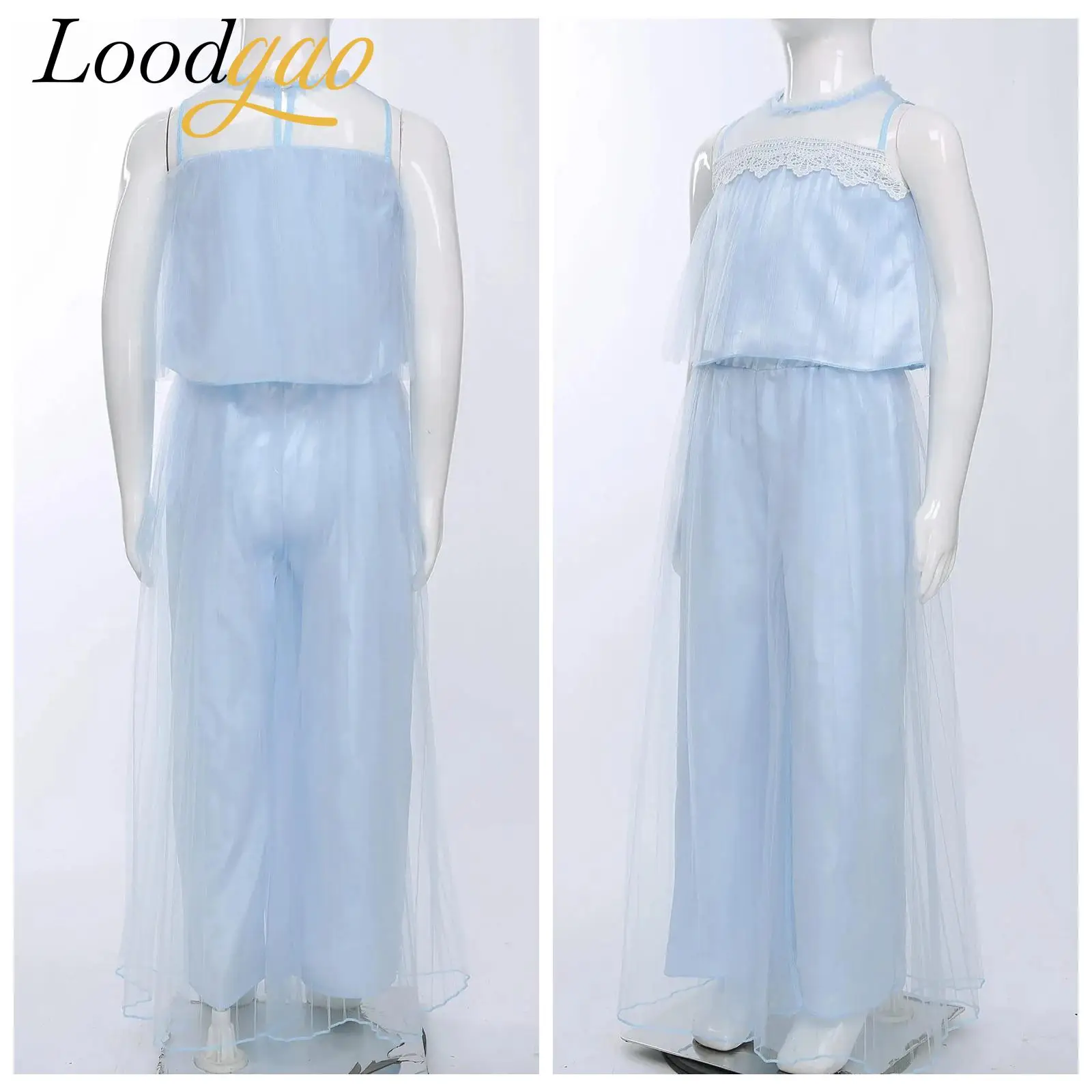 Elegant Girls Lyrical Dance Costume Stage Performance Prom Gown Children Princess Costumes Ceremony Carnival Festival Dress