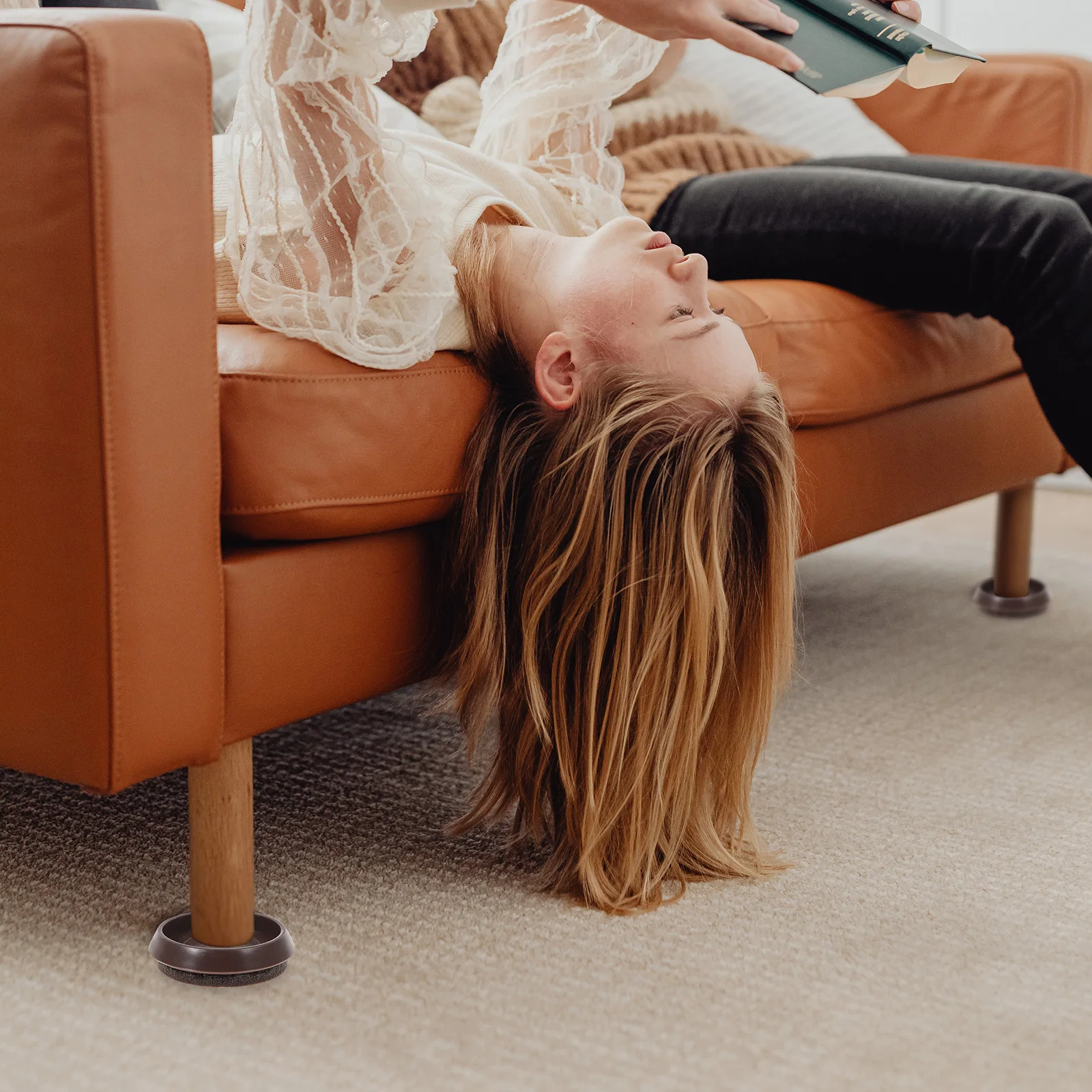 

10Pcs Furniture Protector Caster Cups Chair Wheel Stopper Non-Slip Furniture Pads Floor Protectors for Hardwood