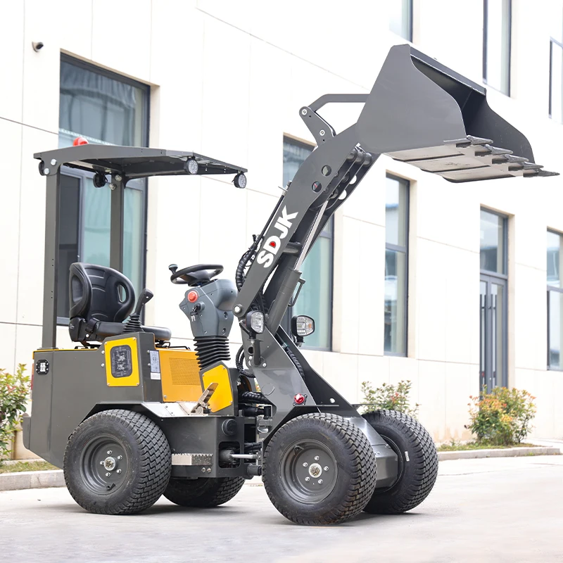 Compact Wheel Loader Hot Selling Four Wheel Drive All Terrain Transport Loader Customizable CE/EPA Certified Mini Loader