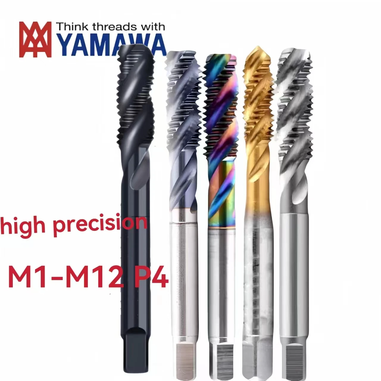 

Japanese YAMAWA metric high-precision Spiral Fluted Tap stainless steel cobalt containing tap M1M2 M3 M4 M5-M12 P4 aluminum t