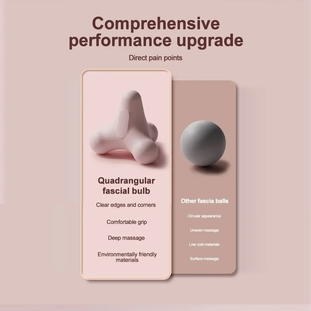 

Четырехугольный фасционный мяч, подошвенный мяч, массажный мяч для плеч, шеи, талии, мышц рук, лактатные упражнения, релаксация, меридиан, фитнес-мяч