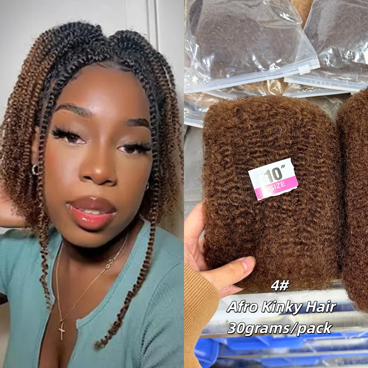 

Волосы для плетения крючком QVR Kinky Twist, 50 г/шт, 100% натуральные человеческие волосы, пучки 10-18 дюймов, афро-кудрявые, объемные, натуральные человеческие волосы для наращивания