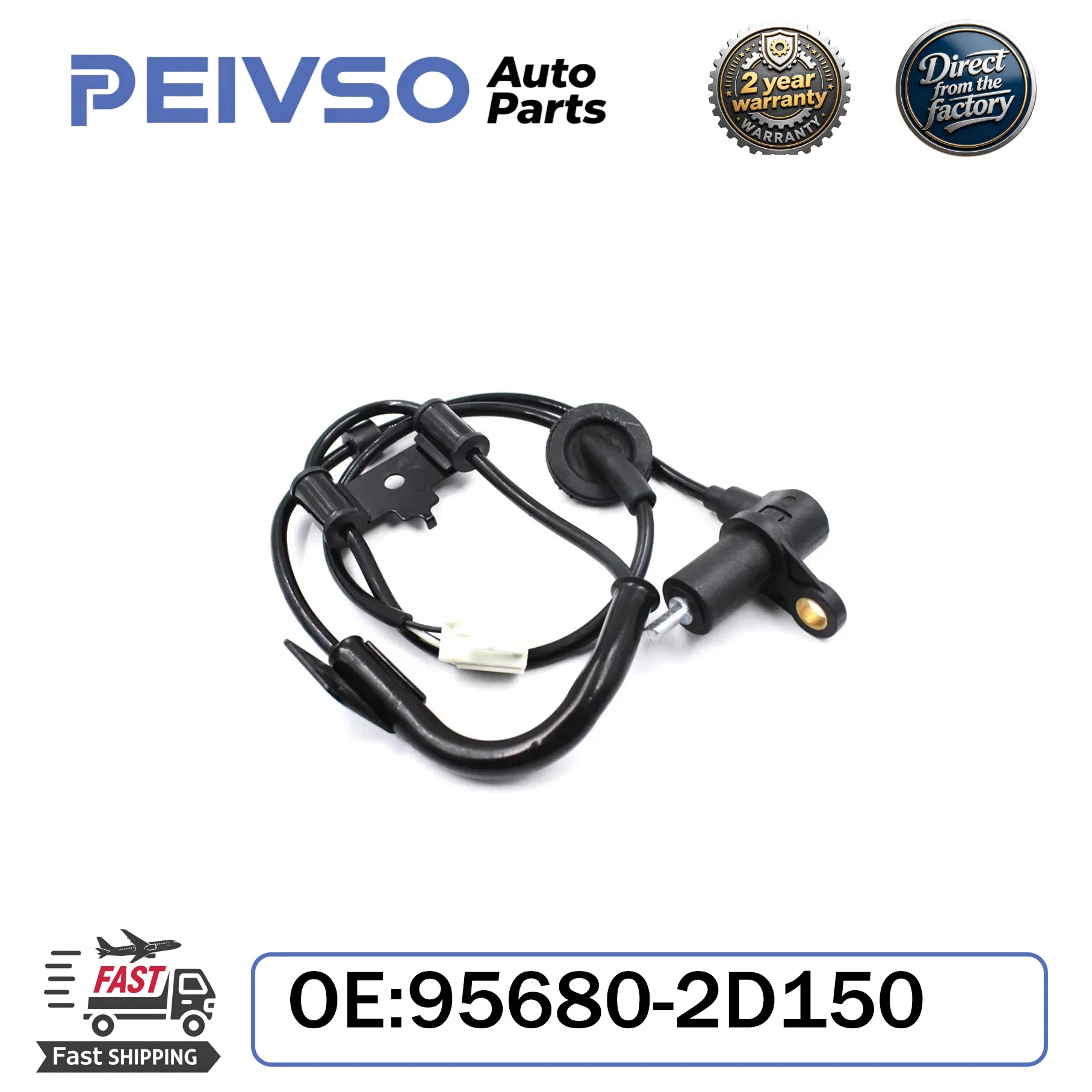New ABS Wheel Speed Sensor Rear Right For KIA Spectra5 Hyundai Elantra 95680-2D150 956802D150 ABS039 ALS594