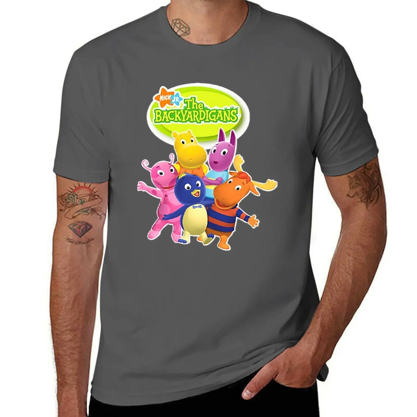 

Attraction Amazing Adventures Interesting Backyardigans CartoonMusic Fans T-Shirt t shirts for man graphic tees T-Shirt