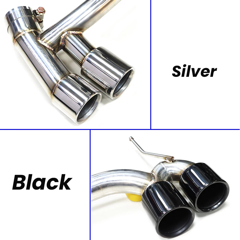 Exhaust Tip For BMW F32 420i 425i 428i 430i Stainless Steel Car Exhaust Pipe Black Tailpipe Muffler Tip Tailpipe