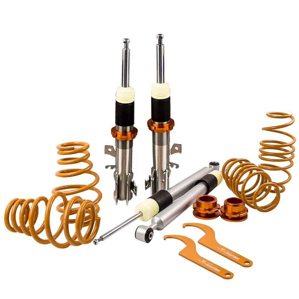 Coilovers Suspension Kit For Ford Fiesta MK6 VI JA8 Engines 2008-2019 Twin tube Shock Spring Lowering Shock Spring Coilovers