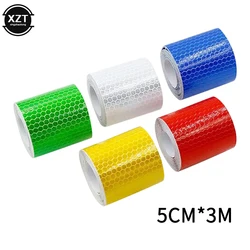 5cm 3m Auto reflektieren des Klebeband Auto Sicherheits warn aufkleber Reflektor Schutz band Streifen folie für LKW Auto Motorrad Aufkleber