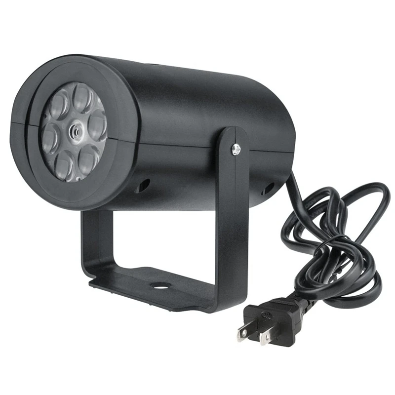 

LED Snowflake Projection Light Black PC With US Plug Rotating Decoration Laser Stage Lights