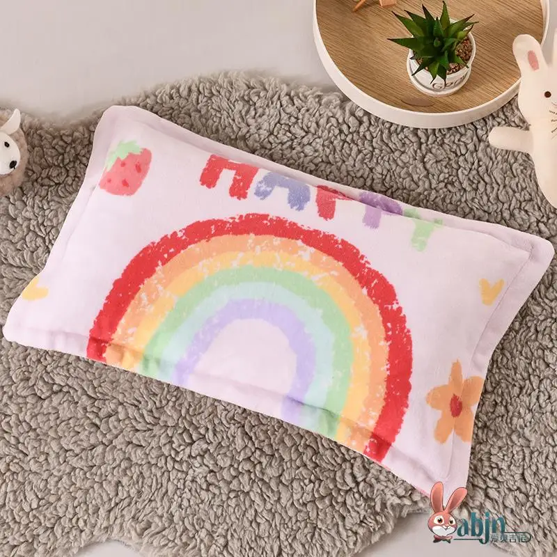

Princ Sle Milk Velvet Children's Pillowcase Single Core Case Pair 30x50 Kindergarten Thiened Pillowcase