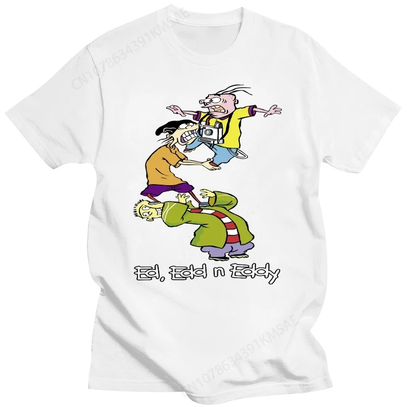 Vintage T Shirt Ed Edd 'n' Eddy V3 Women Men Unisex TShirt Natural color DTG Print S M L XL 2XL 3XL 4XL 5XL