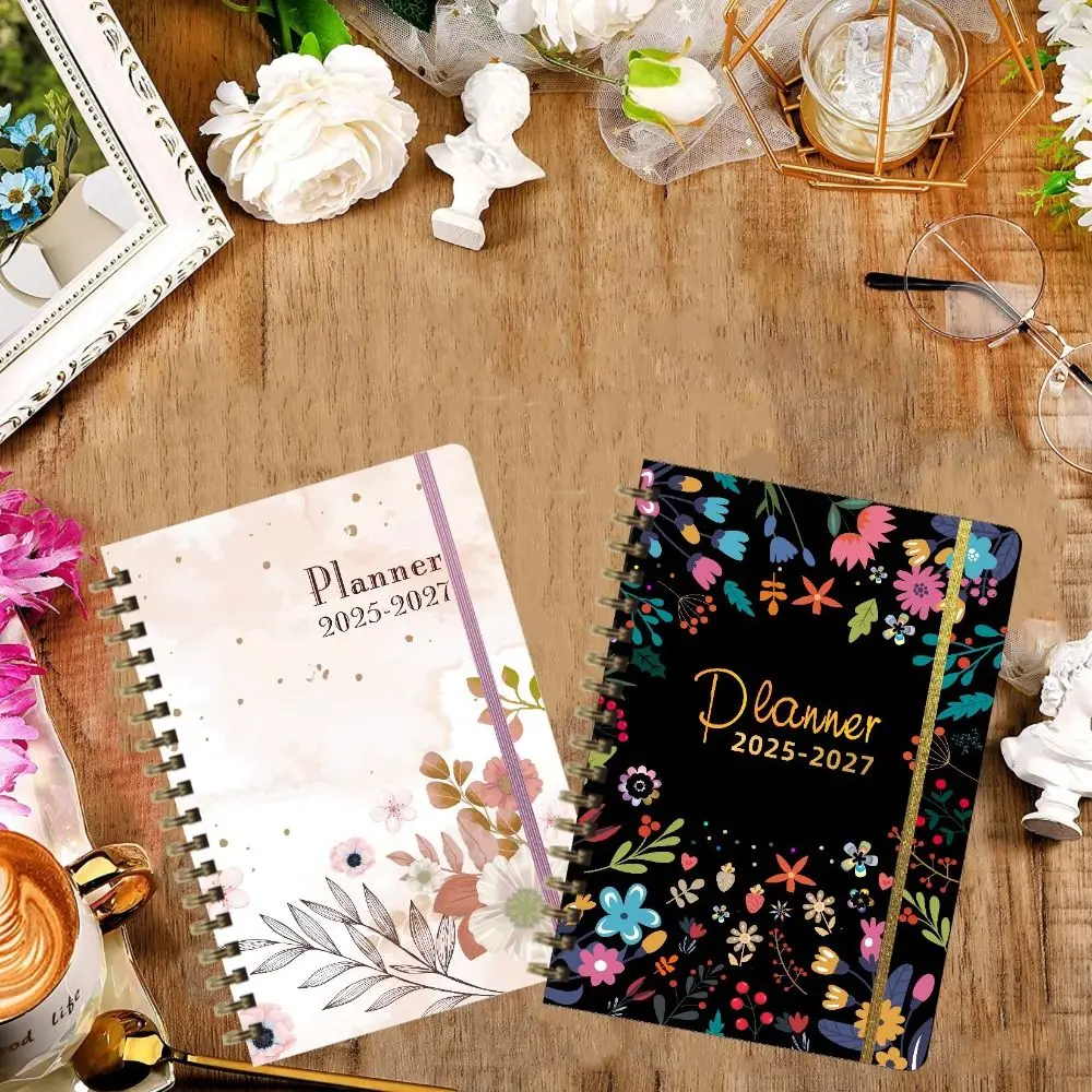 English A5 Agenda Book To Do List 12 Months 2025 Schedule Planner Notepad Academic Weekly Agenda Taking Notes Diary Writing Pads view 3