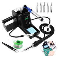 60W YIHUA 926LED-III Digital Welding Station Kit Adjustable Temperature Welding Solder Station Heat Pencil + 5pcs Tips