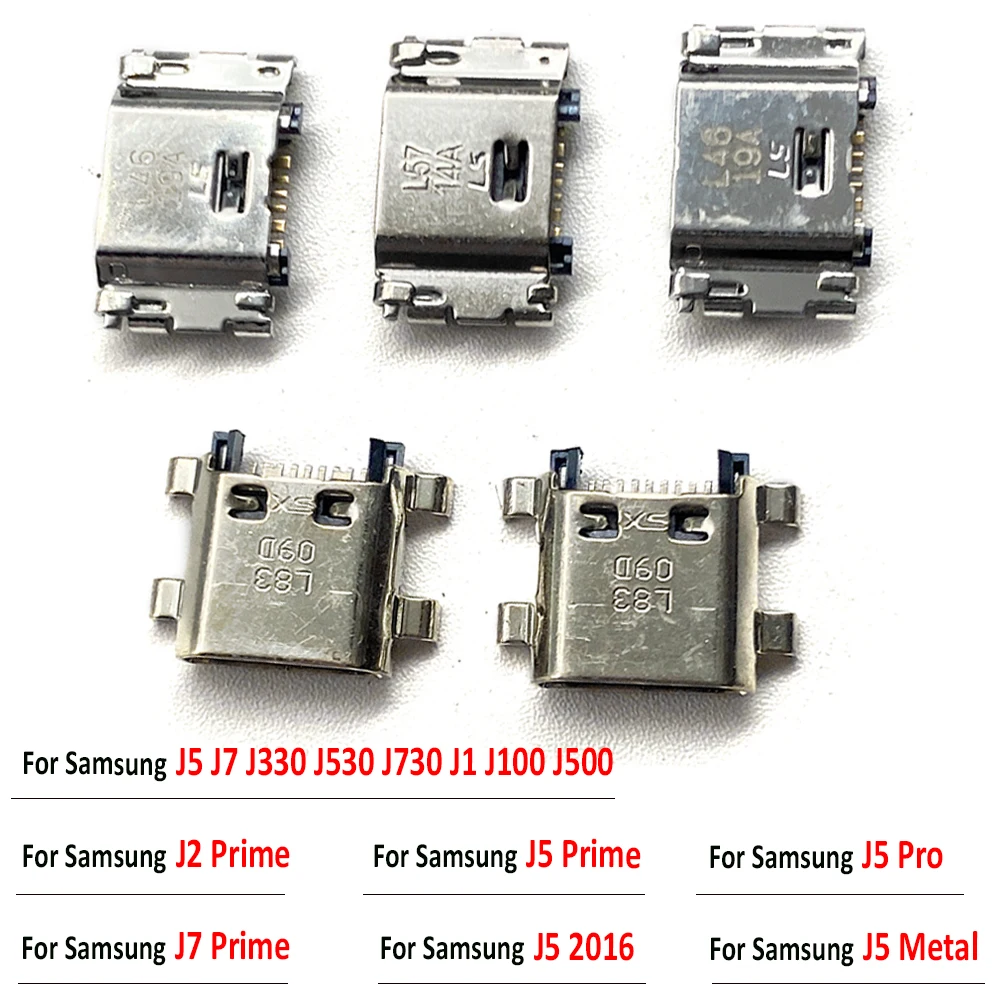 For Samsung J5 2016 Pro Metal J7 J330 J530 J730 J1 J100 J500 J2 J7 Prime Charger Micro USB Charging Port Dock Connector Socket