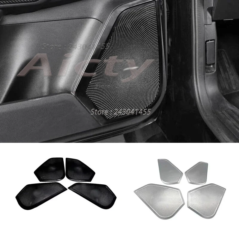 

LHD RHD For Ford Ranger Everest 2023 2024 2025 Car Door Audio Speaker Cover Sticker Door Loudspeaker Cover Interior Accessories