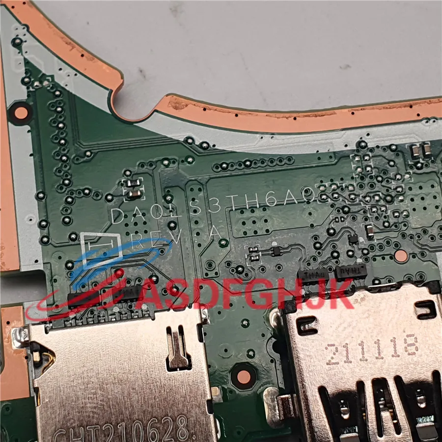 original For Lenovo Yoga Slim 7 14 ARE05 USB Card Reader Power Button Board DA0LS3TH6A0  Test OK