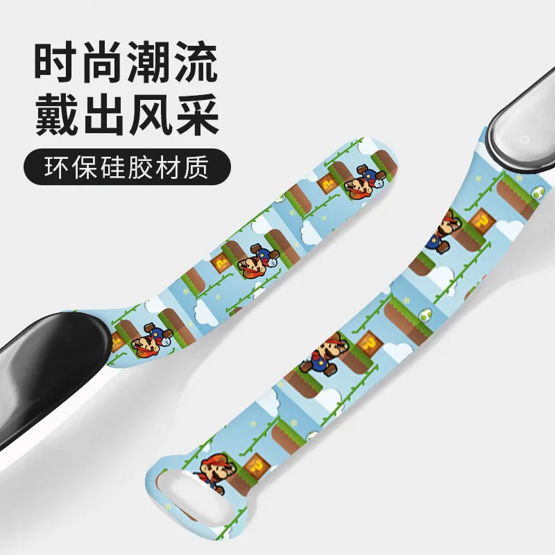 2 styles Super Mario children's watches cartoon Luigi Peach LED Colorful watch Waterproof Sports Watch boys girls birthday gifts
