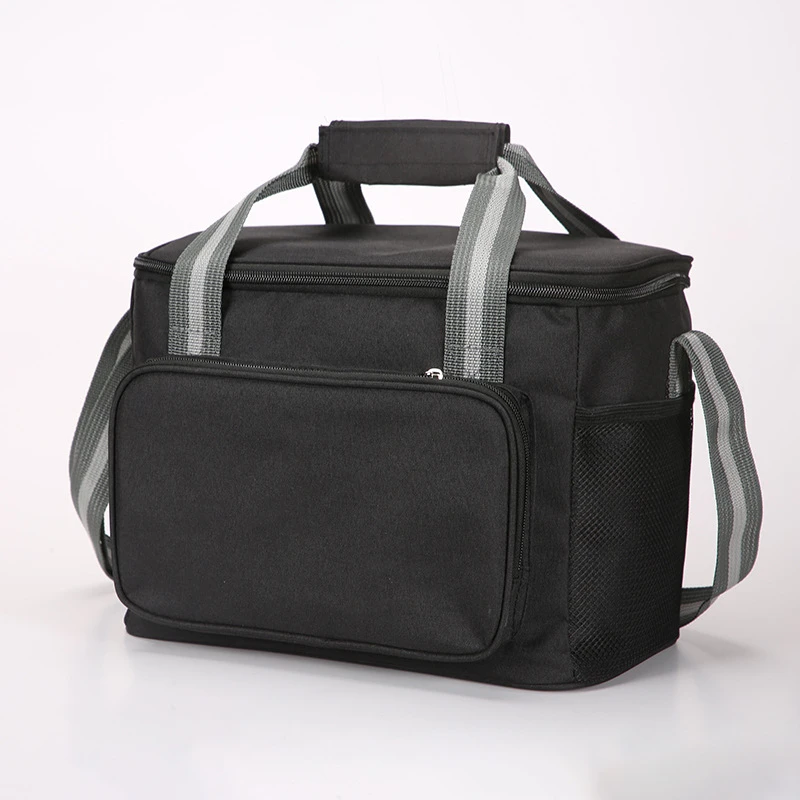15L Draagbare Thermische Lunchtas Voedseldoos Duurzaam Waterdicht Kantoorkoeler Lunchbox Ijs Geïsoleerde Case Camping Oxford Dinertas
