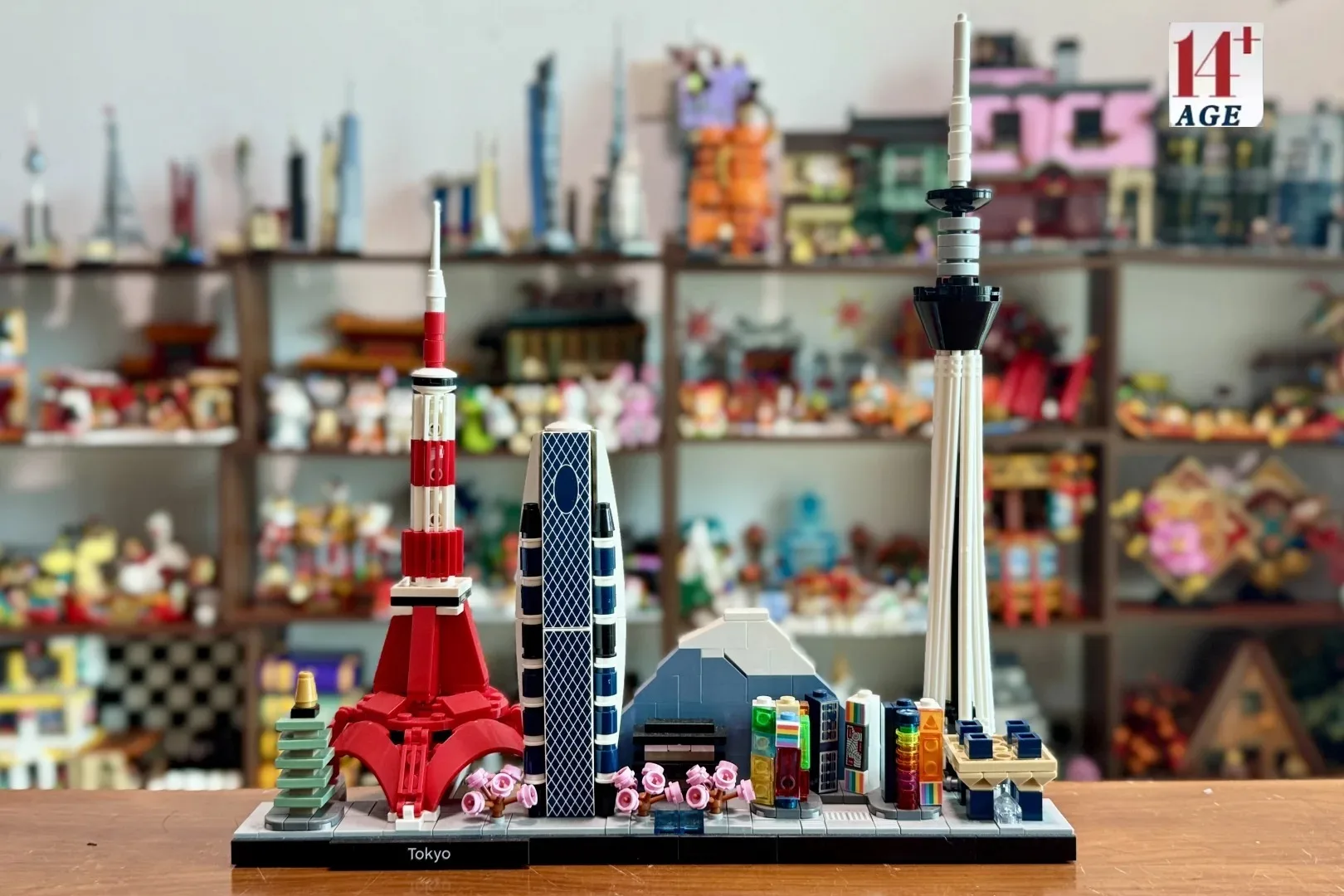 Moc tokyo arquitetura skyline blocos de construção torre edifício tijolos cidade rua 21051 brinquedos para crianças presentes