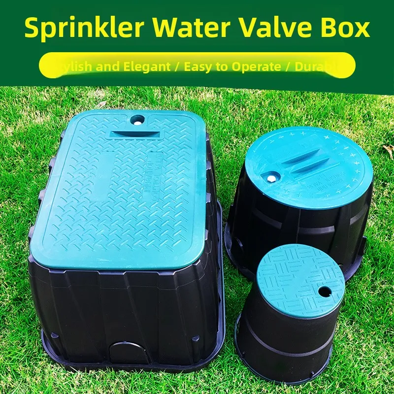 

Qui Acc Water Well Valve Box 6 Inches Plastic for Garden eening VB90 Irrigation Equipment Buried Lawn VB90