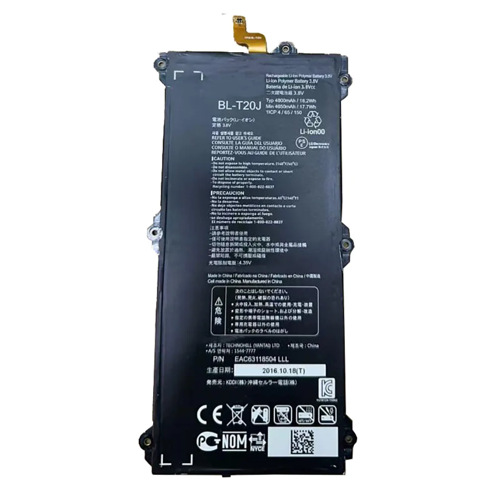 

Battery For LG BL-T20J 3.8V 18.2Wh 4800mAh New