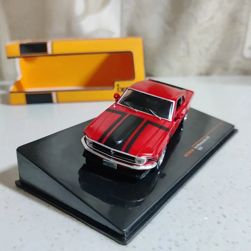 1:43 Scale 1970 Ford Mustang Boss 302 Alloy Car Model Toy Diecast Collectible Ornament Souvenir Cars