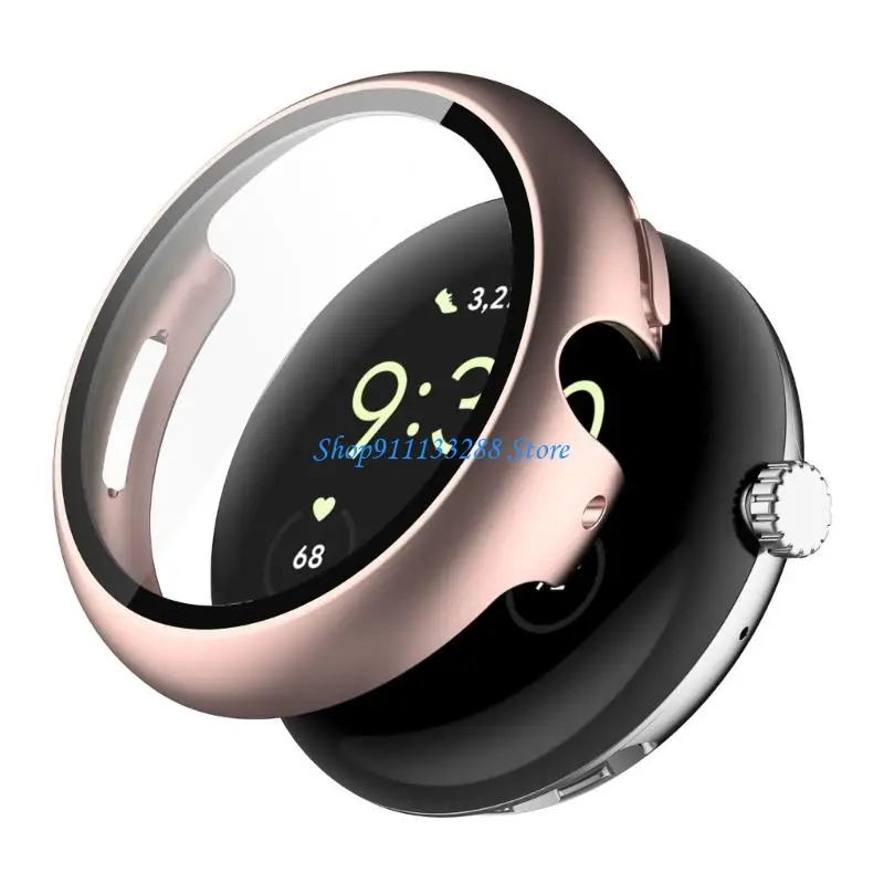 

G88D Tempered Glass Protector Guard for Watch 4 Shockproof Cover Full Coverage Shell