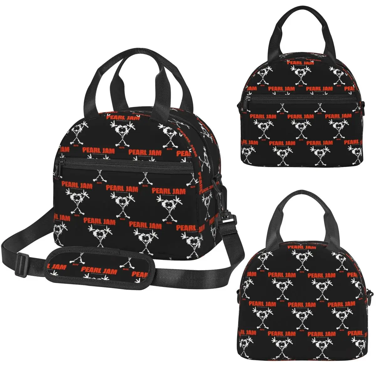 

Термосумка для обедов Alive Pearls Jam для детей, школьный термоконтейнер, портативная сумка-холодильник для ланчей