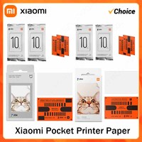 Xiaomi Mijia ZINK Pocket Printier Self-adhesive Photo Print Paper 10/50/100Sheets For Xiaomi 3-inch Mini Pocket Photo Printer