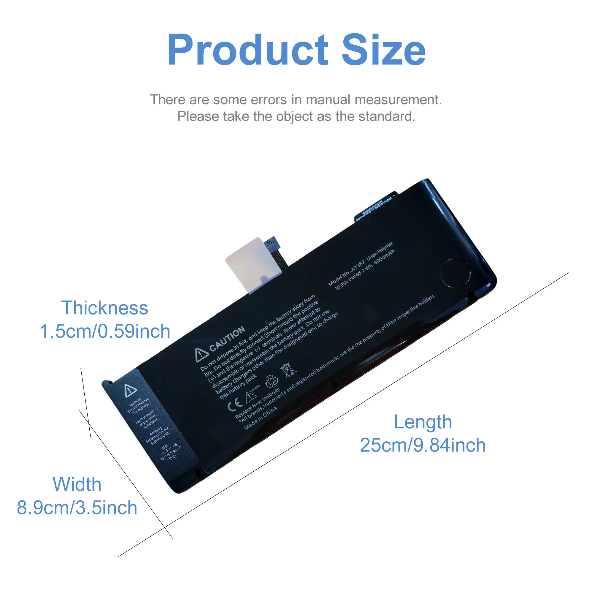 A1382 Laptop Battery For Apple Macbook Pro 15" A1286 2011 2012 Series, + free 2 pcs Screwdrivers