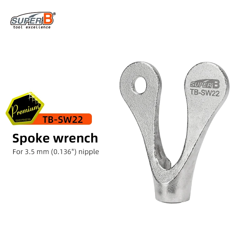 Super B Fiets Spaaksleutel Hoogwaardig Staal Hoge Hardheid voor 3.2/3.5mm Tepel Fiets Reparatie Tools Lichtgewicht Spaakgereedschap