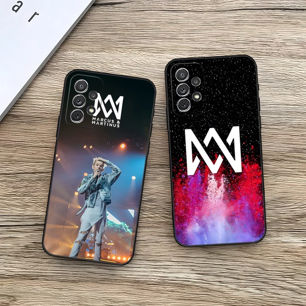 M-Marcus And M-Martinus Phone Case For Samsung Galaxy A02 A33 A52 A13 A31 A40 A20 A23 A54 A14 A34 Back Soft Cover