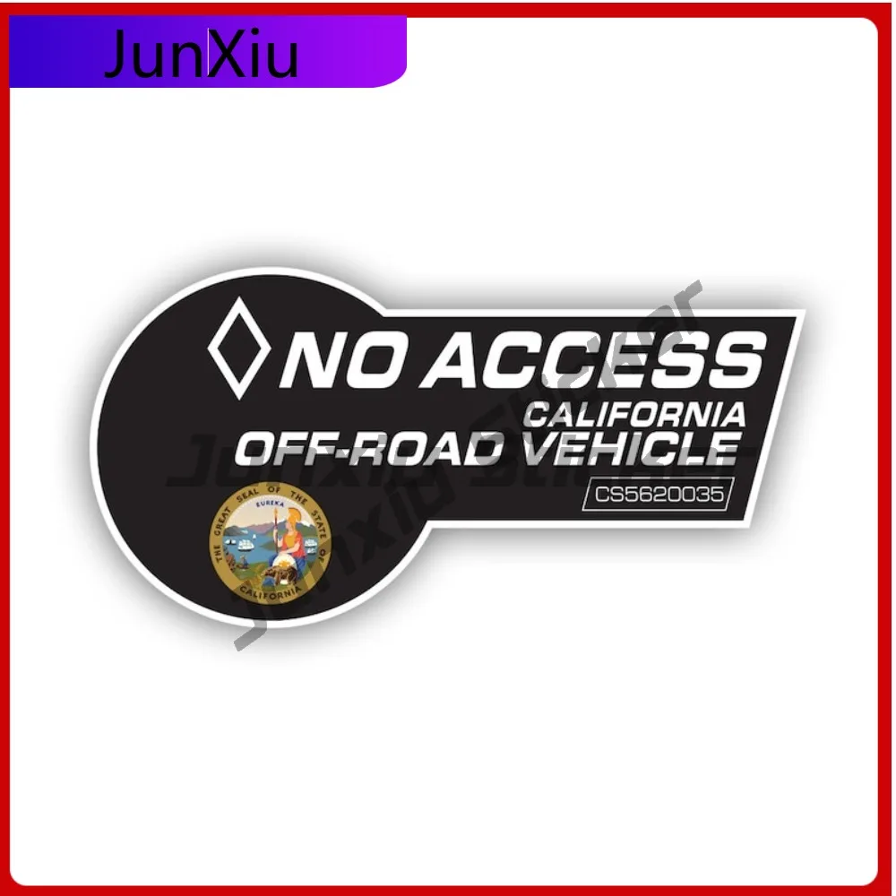 

No Access Clean Air Vehicle Sticker Anime Window Waterproof Vinyl Decal For Letter Boxe Creative Fun Unique Outdoor Sticker High