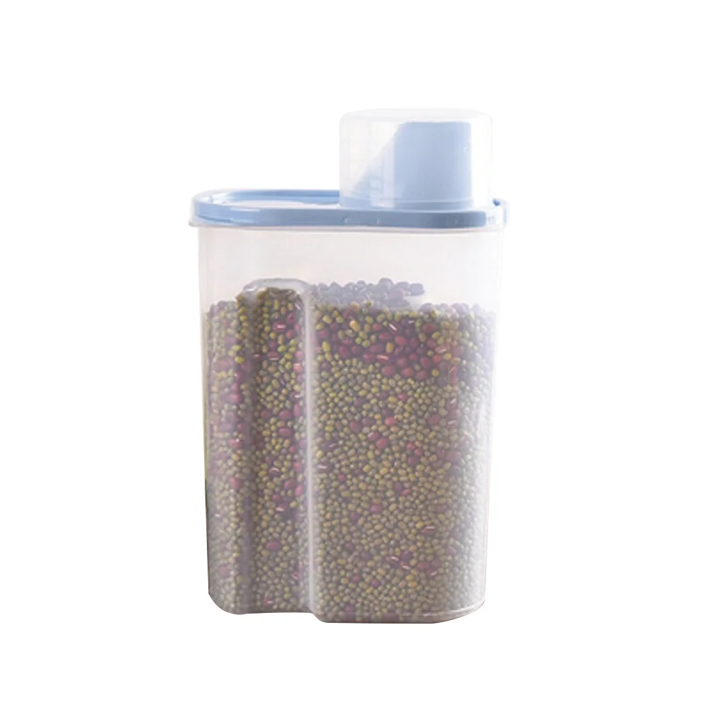 

2.5L Sealed Storage Container Plastic Grain Jar Lid Cereal Box For Dry Food Kitchen Pantry Organization Moisture Proof Fresh