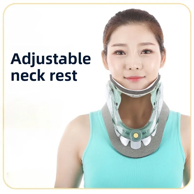 Adjustable Cervical Collar, Cervical Traction Device, Summer Breathable Stretching Neck Guard, Rehabilitation Protective Cover