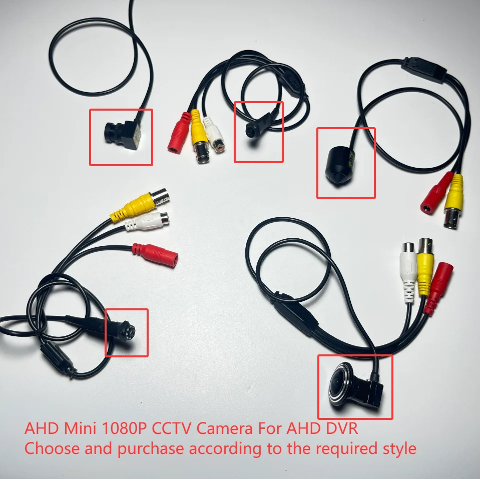 AHD Mini CCTV Camera Small Bullet Street Large Angle Fisheye lens Surveillance Camera Support microphone night vision For DVR