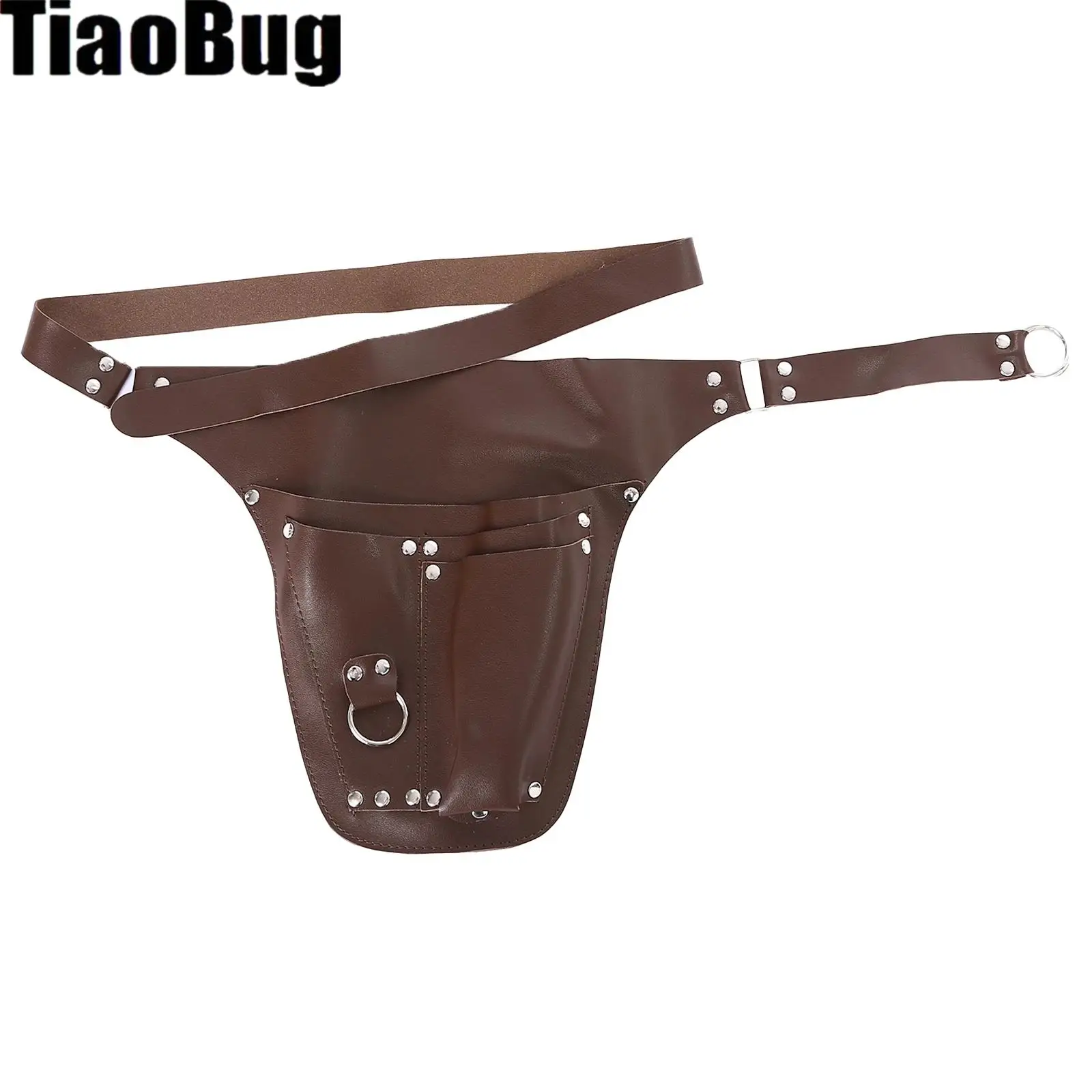 PU Leather Belt Tool Bag Gardening Portable Belt Florist Tool Bag Gardener Holster Waist Pouch Electrician Carpenter Organizer