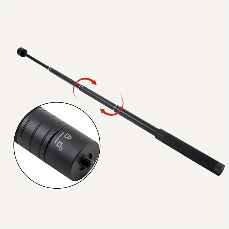 Ultra Lightweight Portable Sports Camera with Extendable Selfie Stick - Easy to Carry and Capture Every Moment