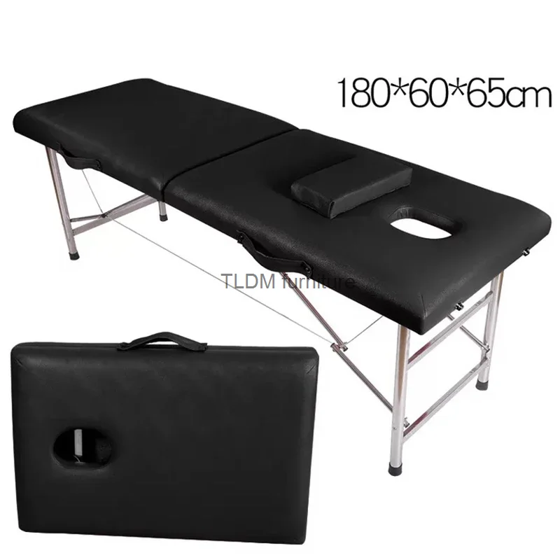 

Professional carry on massage beauty bed, folding massage tattoo SPA bed, custom beauty salon, thickening treatment table