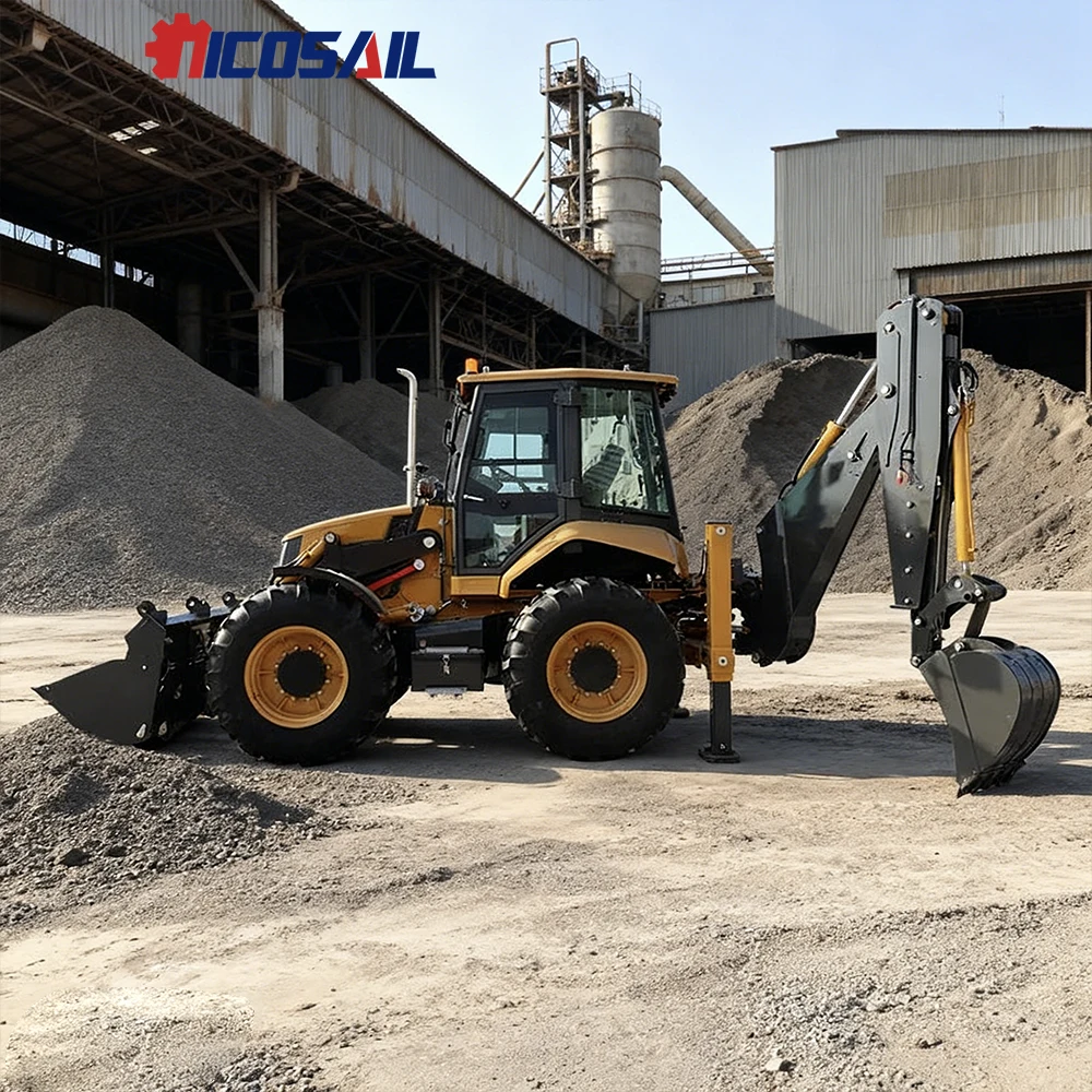 

CE/EPA Backhoe Loader Earthmoving Machinery Hydraulic Backhoe Loader Farm Hydraulic Pilot Handle Backhoe Loader