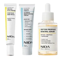 NIDA-crema hidratante calmante para poros, suero hidratante para ojos, esencia revitalizante antienvejecimiento, crema hidratante definitiva para uso diario