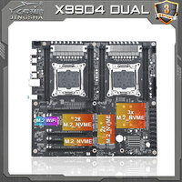 JINGSHA X99 DUAL CPU motherboard LGA 2011 v3 10*SATA 8*NVMe Server NAS Workstation Motherboard X99 dual Xeon lga2011-3
